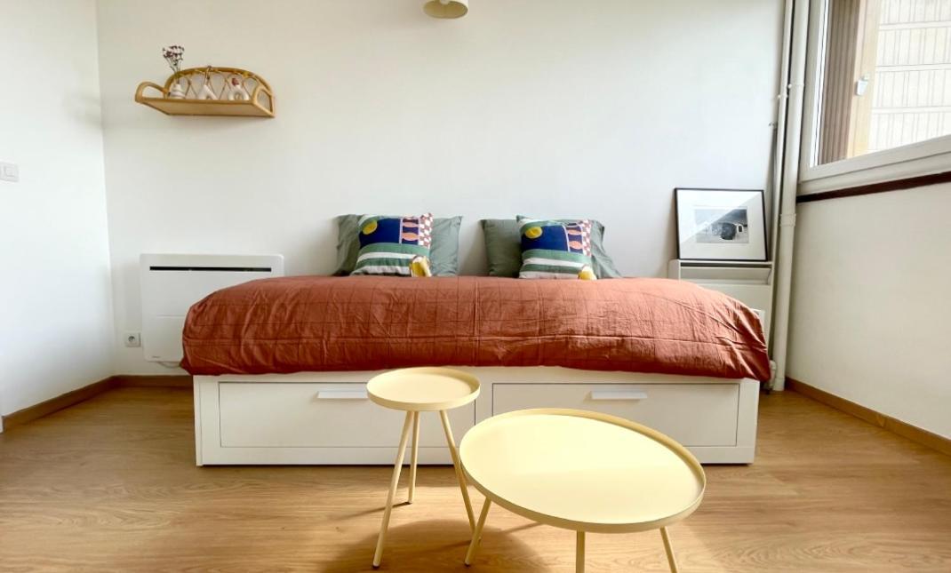 Charming Bright Sunny Studio In Belleville Paris Eksteriør bilde